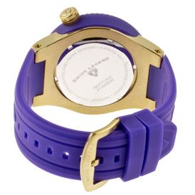 SWISS LEGEND 21818P YG 11 Watches,Mens Neptune Purple Dial Purple 