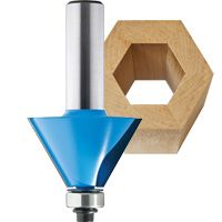 30° Chamfer Router Bit   Rockler Woodworking Tools
