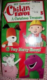 VHS Childrens Favorites A Christmas Treasure Barney Kipper Bob the 