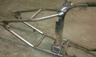 triumph oif weld on hardtail frame drop seat bobber tr6