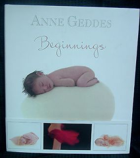 Anne Geddes Beginnings Hardcover Book of the Beauty of Pregnancy and 
