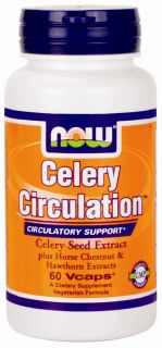 NOW Foods   Celery Circulation   60 Vegetarian Capsules Circulartory 