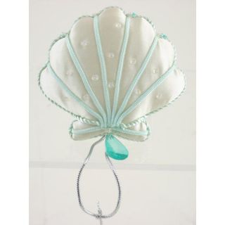 Wholesale Closeouts   Personalizable Baptism Shell Fabric Ornament