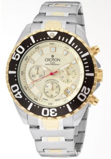 Croton CC311322TTCH Watches,Chronomaster cronógrafo Champagne 