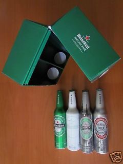 Heineken 2012 Israel Limited edition pack kit set 4 aluminum empty 