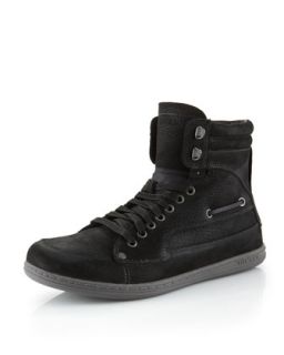 Yell Out Joy Mid Top Sneaker, Black   Last Call by Neiman Marcus