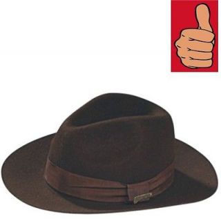 Indiana Jones   Fedora   Adult   Deluxe Officially Licensed Wool Felt 