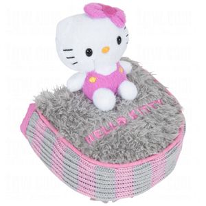 HELLO KITTY MALLET PUTTER HEADCOVER PINK/LT GREY