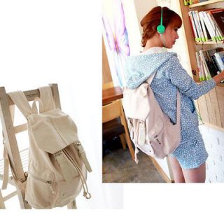 Fashion Cute Girl Casual Punk Canvas Shoulder Bag Backpack Satchel Bag 