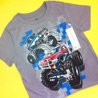 NEW Monster Jam Trucks Boys Graphic Shirt 4 Small 5 6 Medium 7 