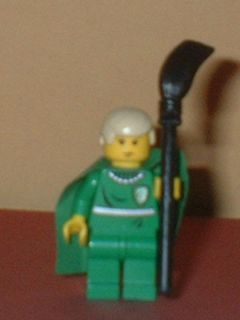 LEGO HARRY POTTER   EARLY DRACO MALFOY QUIDDITCH + BROOMSTICK   VGC 