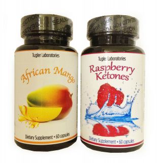 African Mango Extract and Raspberry Ketones Dr OZ 2 bottles rasberry 