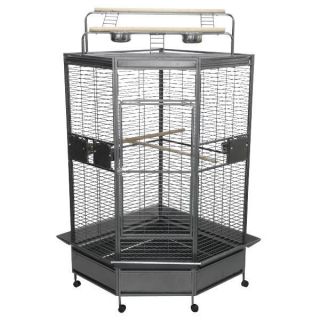 32 Large Corner Cage CC3232 Platinum by A & E Cage NEW