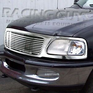 1997 1998 FORD F150/EXPEDITION ALL CHROME BILLET STYLE GRILLE GRILL 97 