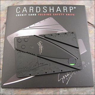 Iain Sinclair Black Cardsharp 2 Credit Card Folding Safety Razor Sharp 