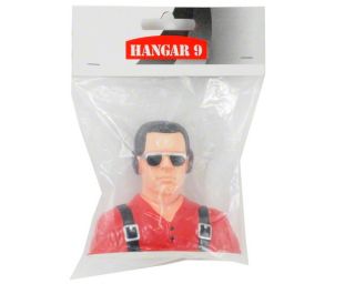 Hangar 9 Civilian Pilot Figure w/Headphones & Sunglasses (Red) (1/5 