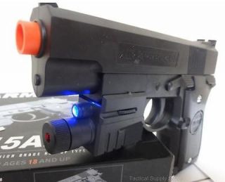 AIRSOFT SPRING PISTOL HAND GUN LIGHT LASER LIGHT W/ 6MM BB rifle 