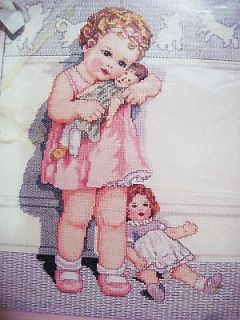   CCSTITCH KIT LOVE IS BLIND BESSIE PEASE GUTMANN 1992 OPEN KIT INTACT