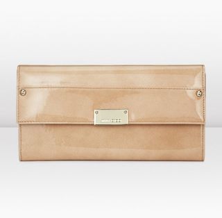 Jimmy Choo  Reese  Patent Leather Continental Wallet  JIMMYCHOO 