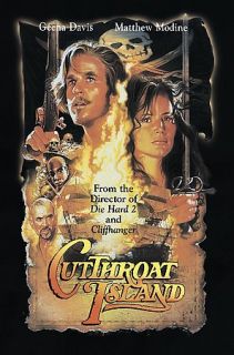Cutthroat Island DVD, 2001, Sensormatic