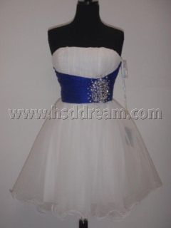 New White bridal wedding party dresses prom evening dress Size6 8 10 