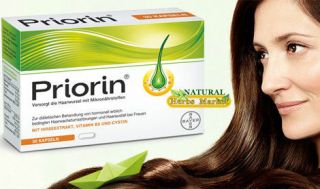 Priorin Hair Growth Regrowth treatment 60 caps Anti Hair Loss Strong 
