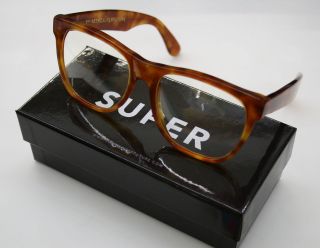 RETROSUPERFUTURE Classic Basic light havana eyeglasses sunglasses