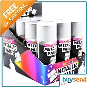Silver Lacquer Spray Multi Purpose Spray Paint Metallic Paint 110Ml