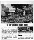 1965 Vintage Ad Bear Archery Hunters with Bows & Arrows Grayling,MI