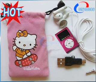 Hello Kitty LCD Clip  Player + GIFT Christmas promotion 4 in 1 