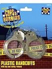 handcuffs plastic with key cops and robbers themed fancy dress hen 