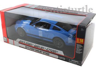 Shelby Collectibles 2013 Ford Shelby GT 500 118 Blue with Black 