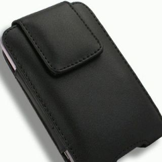Leather Case for Samsung Galaxy S III 3 S3 Cover Black Skin Clip Belt 