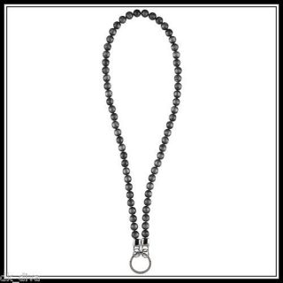 Dyrberg/Kern DODO SS GREY bead necklace