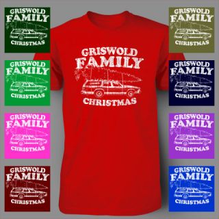 GRISWOLD CHRISTMAS VACATION DECORATIONS ELF CLACK FUNNY MOVIE Mens T 