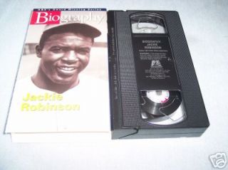 Biography: Jackie Robinson (1991, VHS)