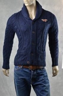 HOLLISTER by Abercrombie Mens Sweaters NEW PIER VIEW Cardigan Sweater 