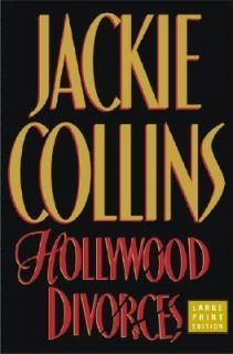 Hollywood Divorces by Jackie Collins 2003, Hardcover, Large Type 