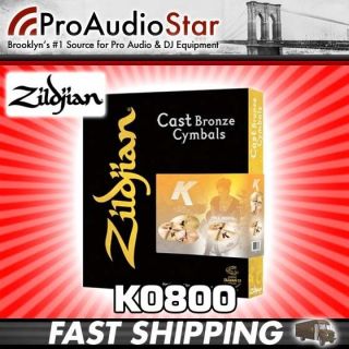Zildjian K0800 K Series Cymbal Pack Cymbal Pack PROAUDIOSTAR