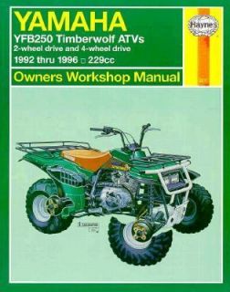Haynes Yamaha Ybf 250 Timberwold, 1992 1996 by Haynes Publications 