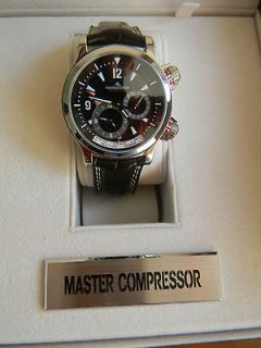 Near Mint Jaeger LeCoultre SS Master Compressor Geographic