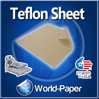   Teflon Sheet For 16x20 Heat Press Machine Transfer Sheet NEW MADE USA