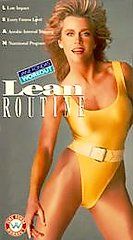 Jane Fondas Lean Routine Workout VHS, 1990