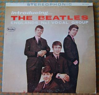 VG+ Introducing The Beatles Stereophonic VJ Vee Jay SR 1062 LP