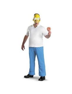 NEW Mens Costume Homer Simpson w Mask Licensed Med