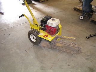 GROUND HOG 18 GAS TRENCHER HONDA T 4 GHT 4 HS (GOOD CONDITION SOLD 