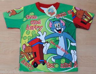TOM and JERRY Boys Girls Kids T Shirt Size 10 Age 8 10 #05 New Gift 