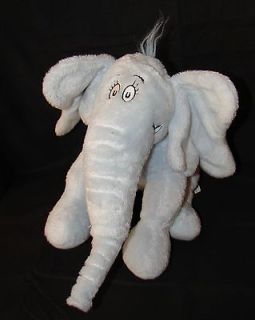 KOHLS Dr. Seuss Horton Hears A Who Blue Elephant Stuffed Animal 