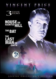 Vincent Price   House on Haunted Hill Last Man on Earth The Bat DVD 