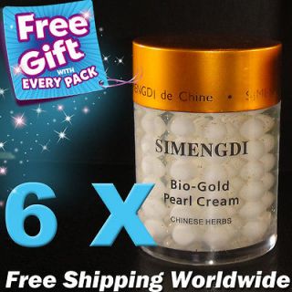   Simengdi Bio Gold Pearl Cream Anti Aging Herbs Wrinkle + Free Gift